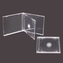 Caja CD Jewel Box Doble Bandeja Transparente – TDVChile